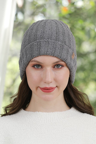 COMFYLUXE Plush Luxury Ribbed Beanie