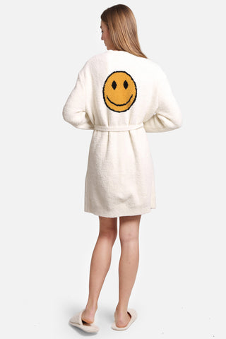 COMFYLUXE Cozy Elegance Robe W/ Pockets Belt