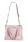 Solid Color Tote Bag W/ Zipper Closure