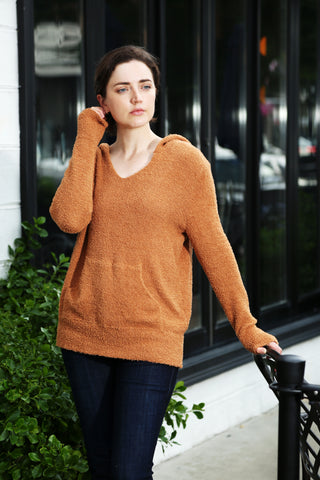 COMFYLUXE Relaxing Luxe Hooded Sweater W/ Pocket