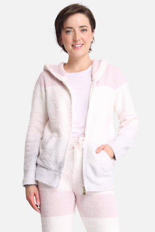 COMFYLUXE Chic Comfort Hooded Sweater W/ Pockets Zipper Closure