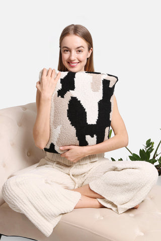 COMFYLUXE Refined Comfort 2 In 1 Throw Blanket Pillow