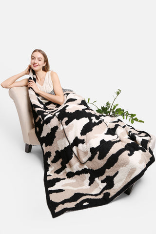 COMFYLUXE Soft Luxury 2 In 1 Throw Blanket Pillow