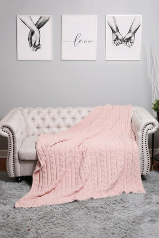 COMFYLUXE Cozy Elegance Throw Blanket