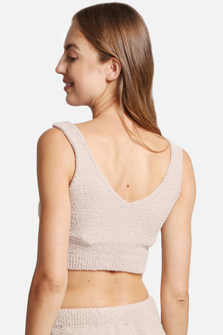 COMFYLUXE Refined Comfort V-Neck Crop Top