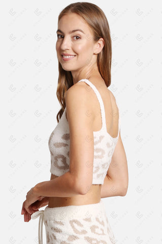 COMFYLUXE Cozy Elegance Crop Tank Top