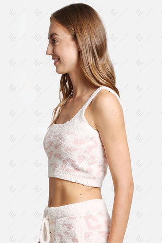 COMFYLUXE Soft Luxury Crop Tank Top