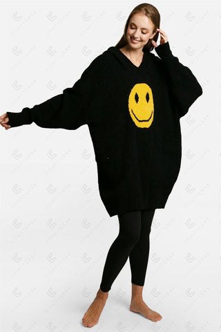 COMFYLUXE Premium Cozy Hooded Wearable Blanket W/ Front Pocket