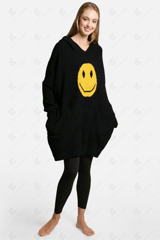 COMFYLUXE Plush Luxury Hooded Wearable Blanket W/ Front Pocket