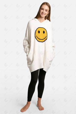 COMFYLUXE Cozy Elegance Hooded Wearable Blanket W/ Front Pocket