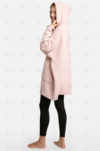 COMFYLUXE Premium Cozy Hooded Wearable Blanket W/ Front Pocket