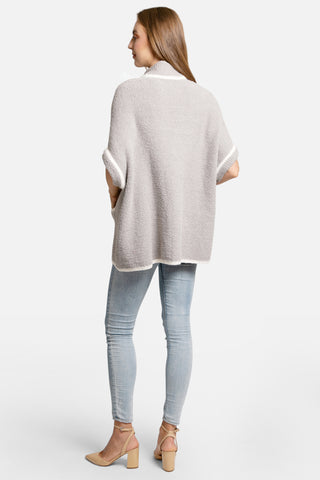 COMFYLUXE Soft Luxury 3/4 Sleeve Jacket W/ Pockets Zipper Closure