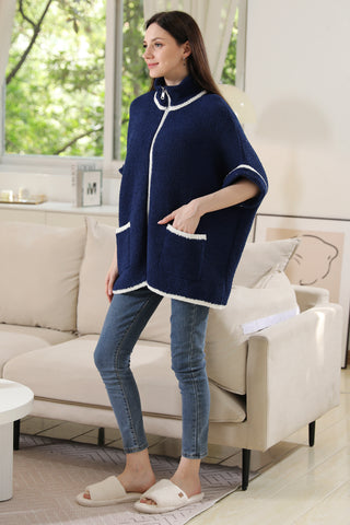 COMFYLUXE Elevated Comfort 3/4 Sleeve Jacket W/ Pockets Zipper Closure