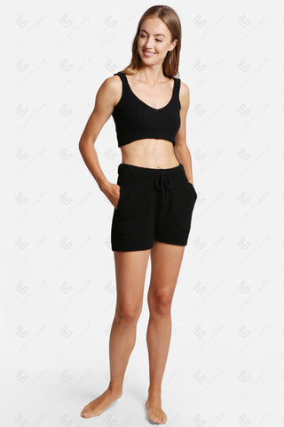 COMFYLUXE Elevated Comfort Shorts W/ Pockets Drawstring