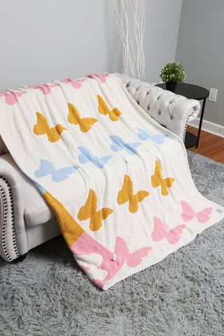 COMFYLUXE Cozy Elegance Throw Blanket