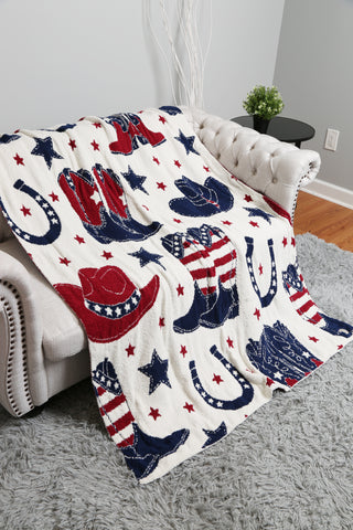 Western Pattern Luxury Soft Throw Blanket