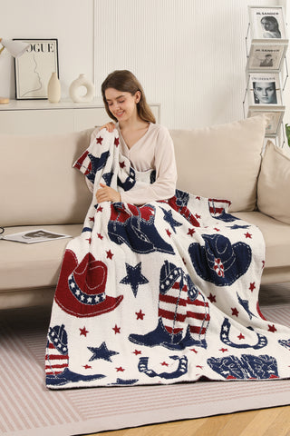 Western Pattern Luxury Soft Throw Blanket