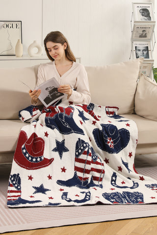 Western Pattern Luxury Soft Throw Blanket