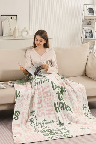 X-mas Pattern Luxury Soft Throw Blanket