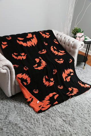 Halloween Pattern Luxury Soft Throw Blanket