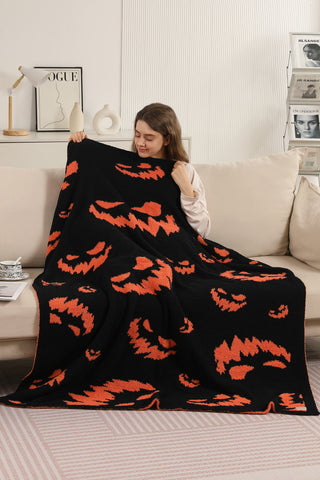 Halloween Pattern Luxury Soft Throw Blanket