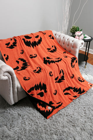 Halloween Pattern Luxury Soft Throw Blanket