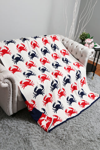 Nautical Pattern Luxury Soft Throw Blanket