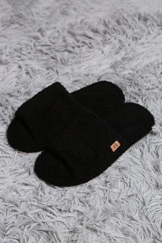 COMFYLUXE Elevated Comfort Open-Toe Slippers