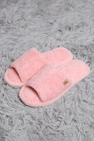 COMFYLUXE Plush Luxury Open-Toe Slippers