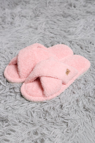 COMFYLUXE Warm Luxury Criss-Cross Slippers