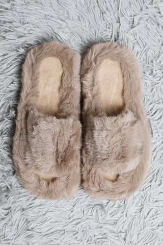 COMFYLUXE Soft Luxury Open-Toe Slippers