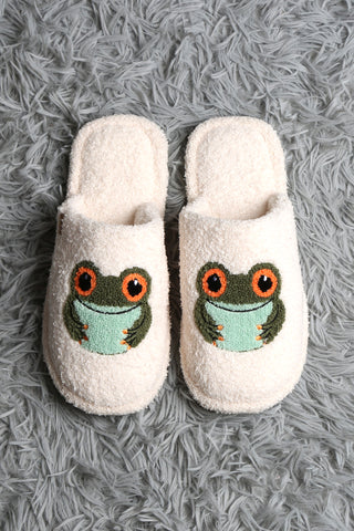 Butterfly Embroidered Luxury Soft Slippers