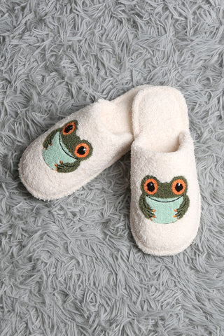 Butterfly Embroidered Luxury Soft Slippers