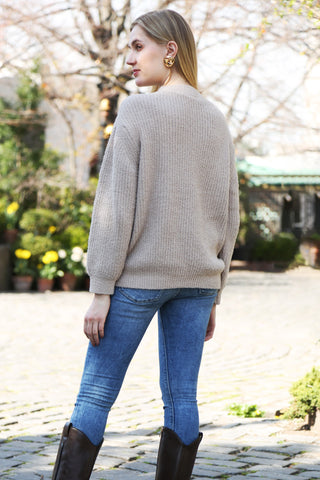 COMFYLUXE Refined Comfort Ribbed Sweater