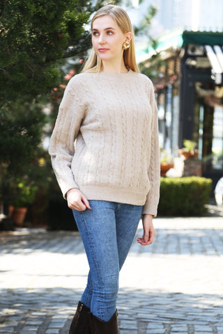 COMFYLUXE Relaxing Luxe Ribbed Sweater