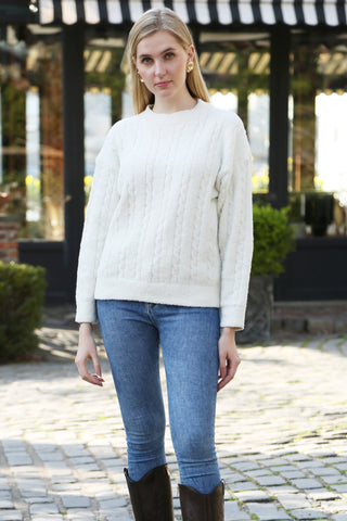 COMFYLUXE Soft Luxury Ribbed Sweater