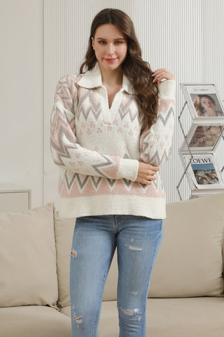 COMFYLUXE Soft Luxury Collared Sweater