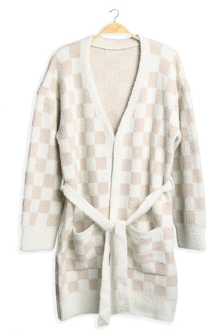 COMFYLUXE Refined Comfort Robe W/ Front Pockets Belt