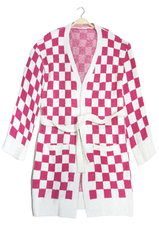 COMFYLUXE Chic Comfort Robe W/ Front Pockets Belt