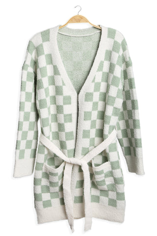 COMFYLUXE Plush Luxury Robe W/ Front Pockets Belt