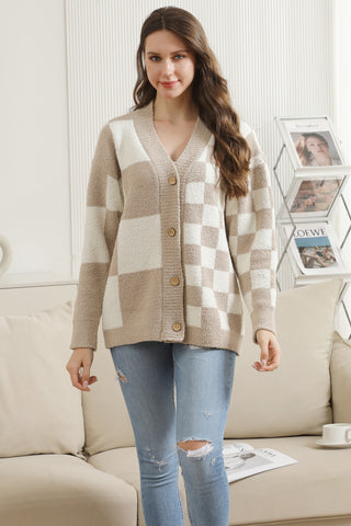 COMFYLUXE Elevated Comfort Cardigan W/ Button Closure