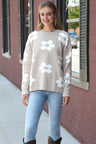 Daisies Pattern Luxury Soft Sweater