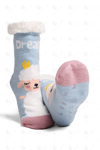 COMFYLUXE Elevated Comfort Non-Slip Sherpa Socks - 6Pc Set
