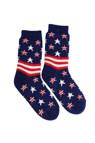 American Flag Pattern Luxury Soft Non-Slip Fleece Socks