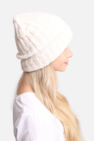 COMFYLUXE Plush Luxury Ribbed Beanie