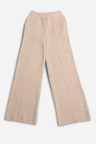 Solid Color Wide-Leg Lounge Pants W/ Drawstring & Pockets