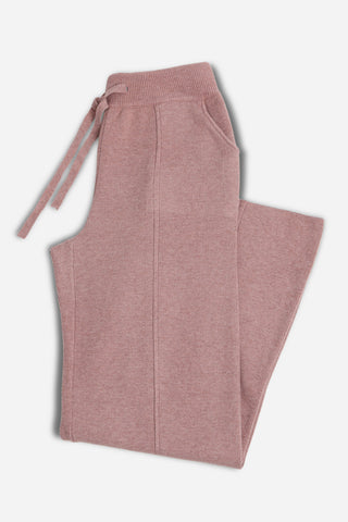 Solid Color Wide-Leg Lounge Pants W/ Drawstring & Pockets