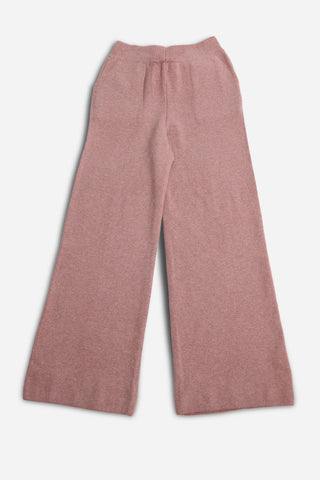 Solid Color Wide-Leg Lounge Pants W/ Drawstring & Pockets