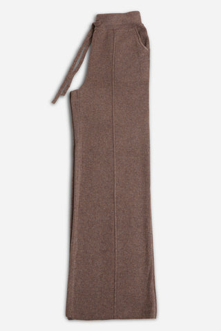 Solid Color Wide-Leg Lounge Pants W/ Drawstring & Pockets