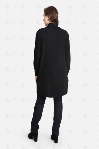 COMFYLUXE Refined Comfort Cardigan W/ Ribbed Edges